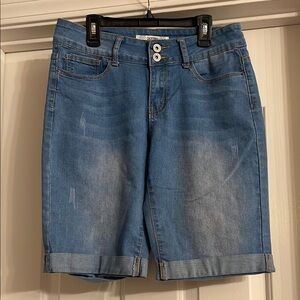 California Vintage Denim Blue girls Shorts size 9